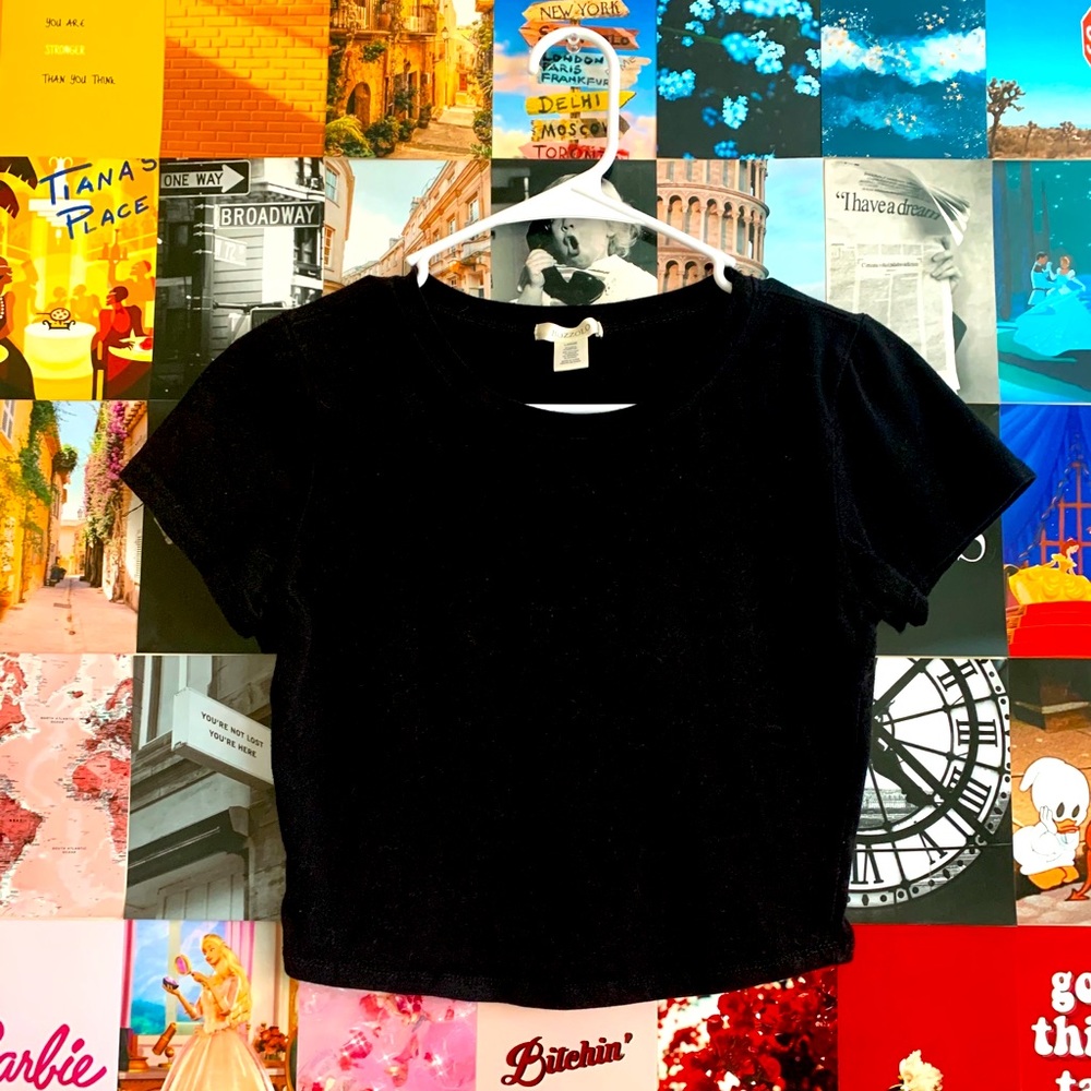 Black Crop Top